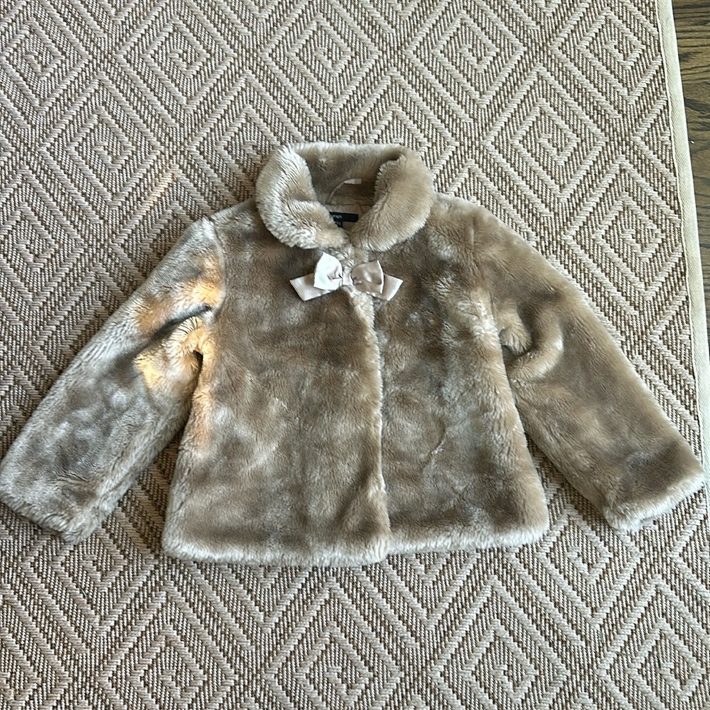 Autograph Faux Fur Coat
